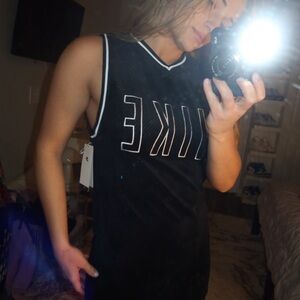 Nike Black jersey dress